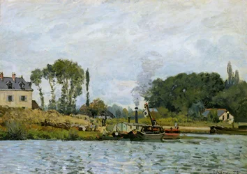 Barcos en la esclusa de Bougival, 1873